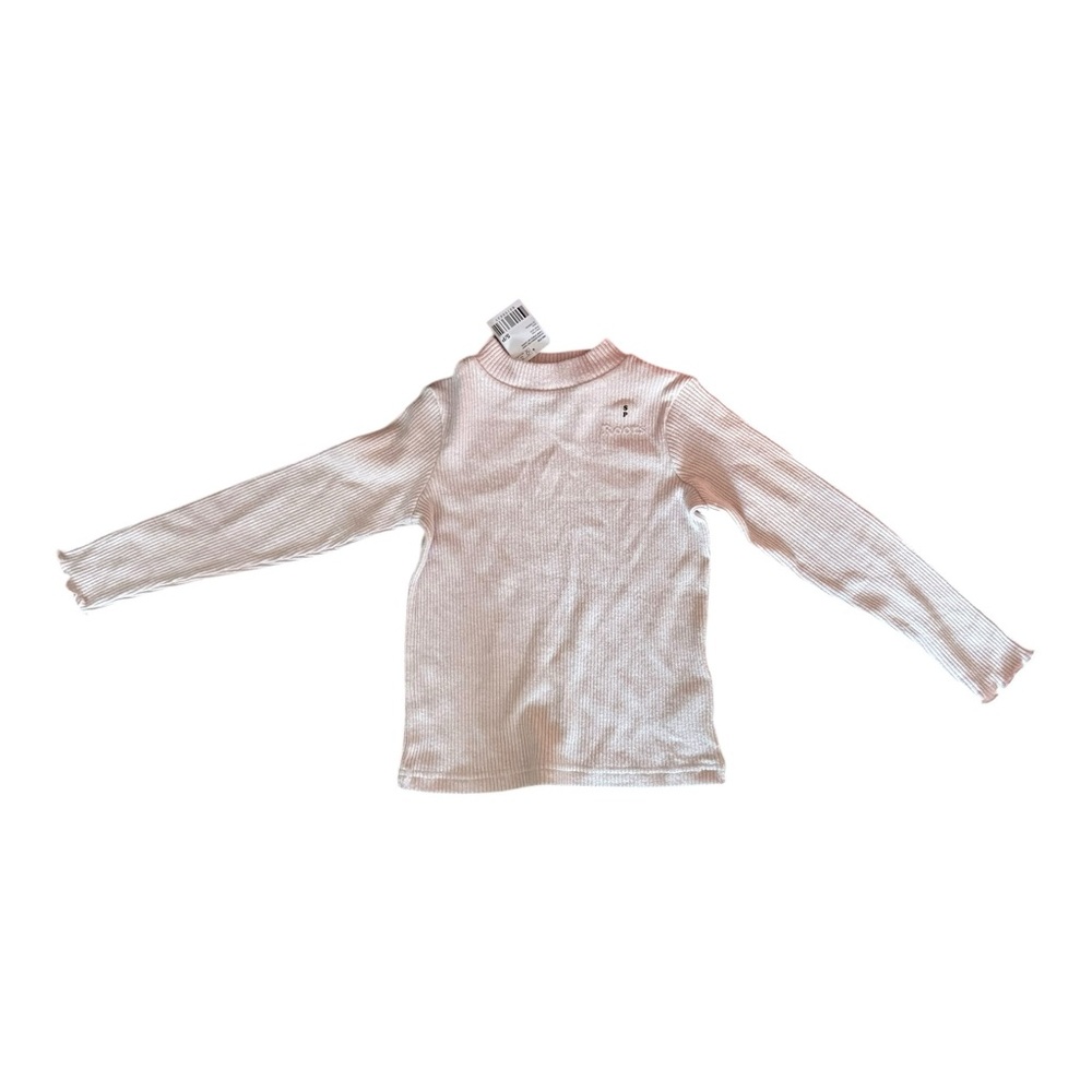 Roots Kids Cooper Sparkle Rib Long Sleeve T-Shirt Pink Size 5–6Y